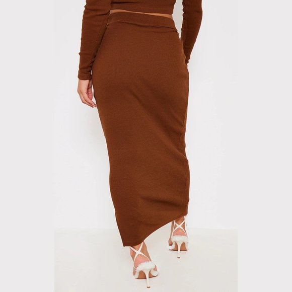 NWT Chocolate Rib Top and Skirt Set - Size 4 - Picture 7 of 12